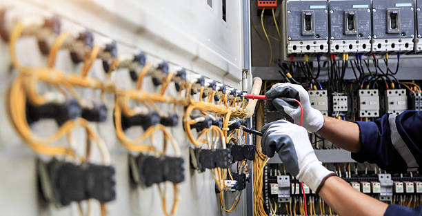 Professional Electrician technician working in West End, NY